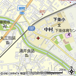 新潟県加茂市中村5-9周辺の地図