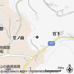 福島県伊達郡川俣町東福沢宮下50-2周辺の地図