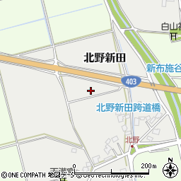 新潟県三条市北野新田周辺の地図