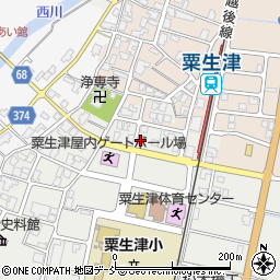 粟生津郵便局 ＡＴＭ周辺の地図