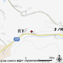 福島県伊達郡川俣町東福沢宮下30周辺の地図