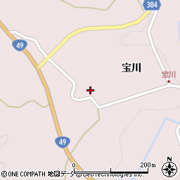 福島県西会津町（耶麻郡）宝坂大字宝坂（遠瀬戸乙）周辺の地図