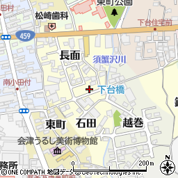 福島県喜多方市長面3068-21周辺の地図