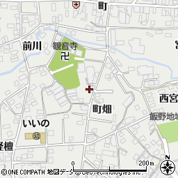 福島県福島市飯野町町畑46周辺の地図