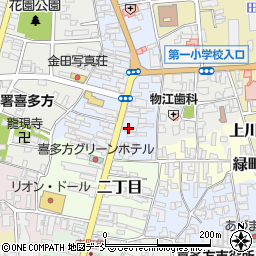 さかいや生花店周辺の地図