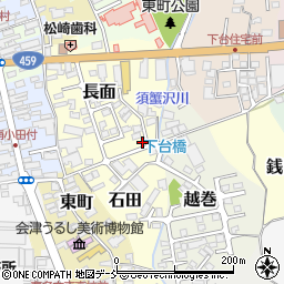 福島県喜多方市長面3072-12周辺の地図