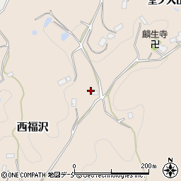 福島県伊達郡川俣町西福沢下平周辺の地図