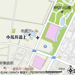 喜多方市民プール周辺の地図