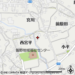 福島県福島市飯野町宮川3周辺の地図