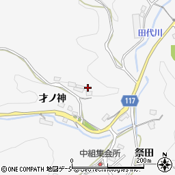 福島県伊達郡川俣町東福沢才ノ神山周辺の地図