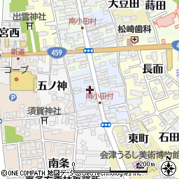福島県喜多方市南町2858周辺の地図