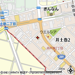 セブンイレブン燕井土巻店周辺の地図