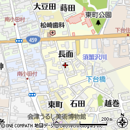 福島県喜多方市長面3079周辺の地図