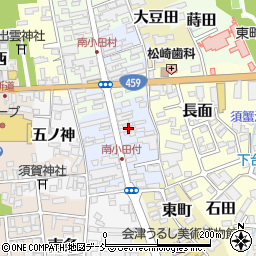 福島県喜多方市南町2861周辺の地図