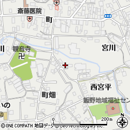 福島県福島市飯野町西宮平8周辺の地図