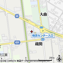 新潟県燕市蔵関周辺の地図