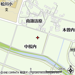 福島県福島市松川町周辺の地図