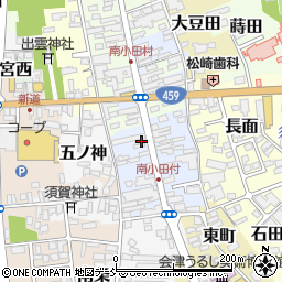 福島県喜多方市南町2865周辺の地図
