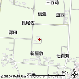 福島県喜多方市関柴町平林長尾佐周辺の地図