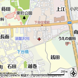 福島県喜多方市下江3713周辺の地図