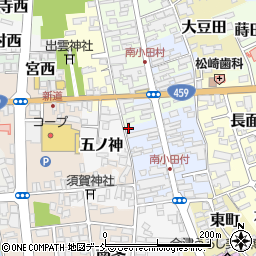 福島県喜多方市中町2872周辺の地図