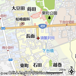 福島県喜多方市長面3074周辺の地図