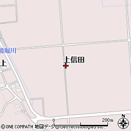 福島県南相馬市原町区信田沢周辺の地図