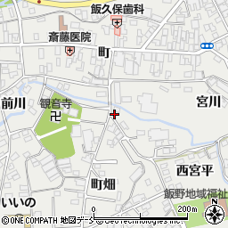 福島県福島市飯野町西宮平1周辺の地図