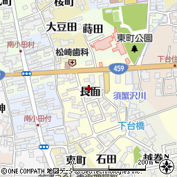 福島県喜多方市長面3082-1周辺の地図