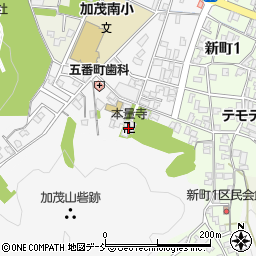 本量寺周辺の地図