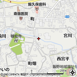 福島県福島市飯野町西宮平2周辺の地図