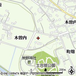 福島県福島市松川町木曽内周辺の地図