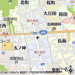 福島県喜多方市中町2876周辺の地図