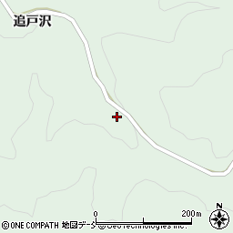 福島県川俣町（伊達郡）飯坂（庚申坂）周辺の地図