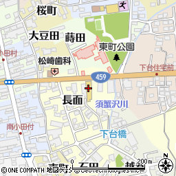 トヨタカローラ福島　喜多方店周辺の地図