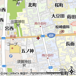 福島県喜多方市南町2881周辺の地図