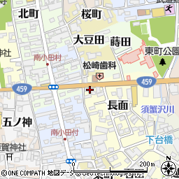 福島県喜多方市長面3030周辺の地図