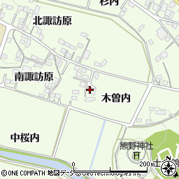 福島県福島市松川町木曽内11周辺の地図