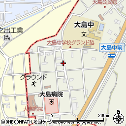 新潟県三条市大島周辺の地図