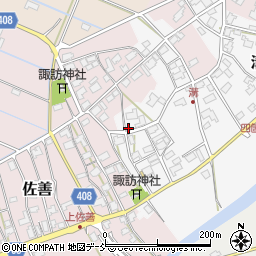 新潟県燕市溝185-1周辺の地図