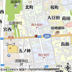 福島県喜多方市中町2885周辺の地図