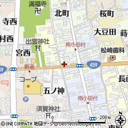 福島県喜多方市中町2887周辺の地図