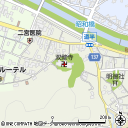 双壁寺周辺の地図
