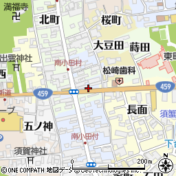 福島県喜多方市南町2883周辺の地図