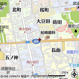 福島県喜多方市長面3022周辺の地図