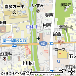 福島県喜多方市中川原4467周辺の地図