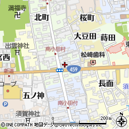 福島県喜多方市南町2886周辺の地図