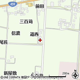 福島県喜多方市関柴町平林道西周辺の地図