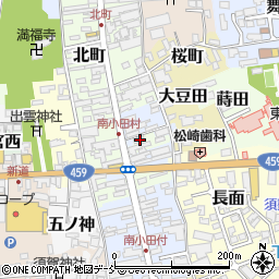 福島県喜多方市中町2891周辺の地図