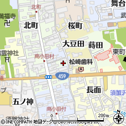 福島県喜多方市中町2889周辺の地図